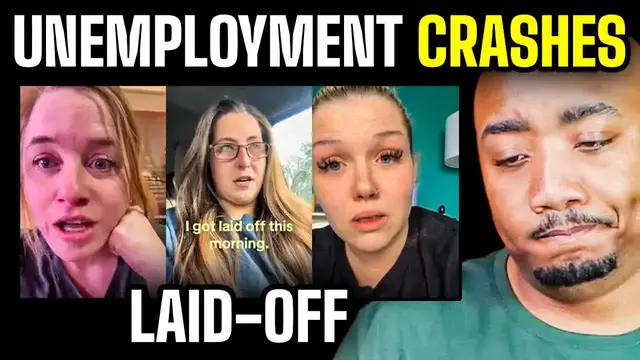 'Video thumbnail for Federal Workers LAYOFFS CRASH Unemployment System'