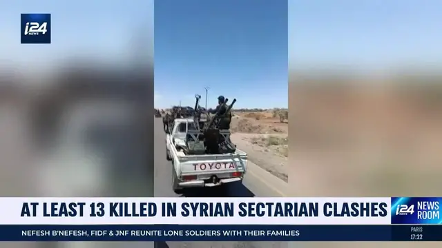 'Video thumbnail for At least 13 killed in Syrian sectarian clashes'