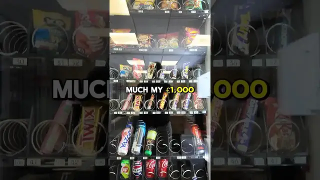'Video thumbnail for (458) vending machine profits: £135 in 7 days!'
