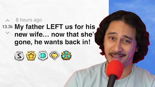 'Video thumbnail for My father LEFT us for his new wife… now that she’s gone, he wants back in! - r/relationships | Reddit Stories'