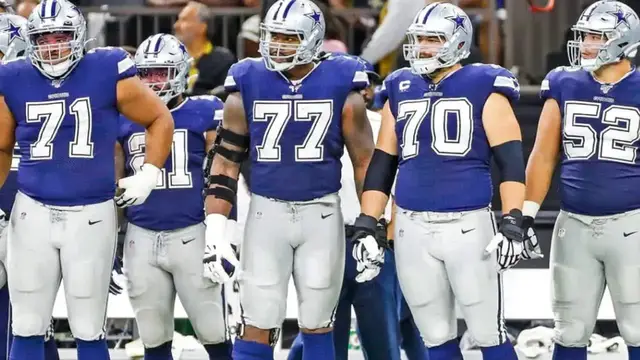 'Video thumbnail for law nation sports: dallas cowboys offensive line restructure: saving $18m with martin, smith, collins'