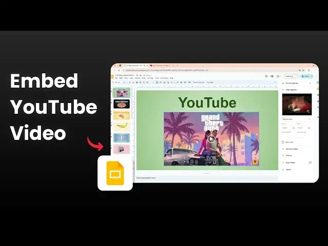 'Video thumbnail for How to Embed YouTube Video in Google Slides at Specific Time'