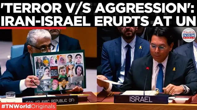 'Video thumbnail for “How dare you…” Fury Unleashed as Iran-Israel Trade Barb In UN Showdown  | Times Now World'
