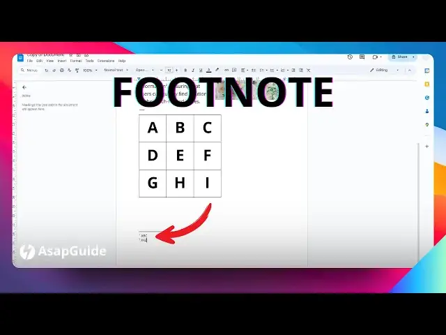 'Video thumbnail for How to Make Footnotes in Google Docs'