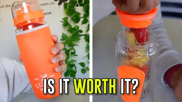 'Video thumbnail for What To Expect With The Zulay Fruit Infuser Water Bottle'