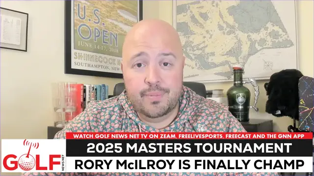 'Video thumbnail for Rory McIlroy dramatically wins 2025 Masters, takes career Grand Slam'