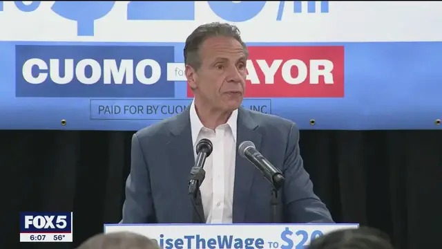 'Video thumbnail for Cuomo proposes a raise in NYC's minimum wage if elected'