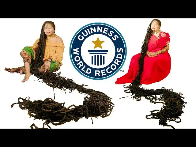 'Video thumbnail for Meet the owner of the world's longest locks (locs)'