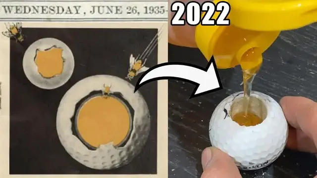 'Video thumbnail for US Open Golf History: Walter Hagen's Honey Golf Ball'