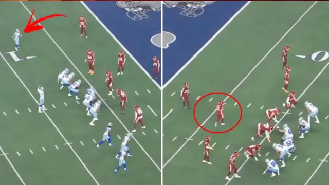 'Video thumbnail for Dallas Cowboys' RedZone Play Concept vs WFT | Film Session'
