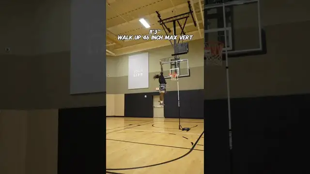 'Video thumbnail for (355) nba combine vert challenge: 43 inch vertical jump!'
