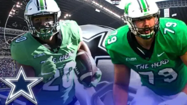 'Video thumbnail for law nation sports: josh ball & brenden knox film session: cowboys offensive tackle & running back analysis'