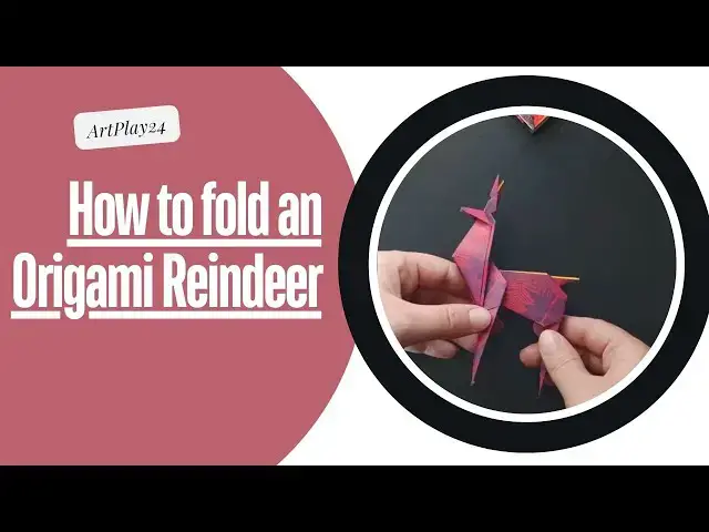 'Video thumbnail for How to fold an Origami Reindeer'
