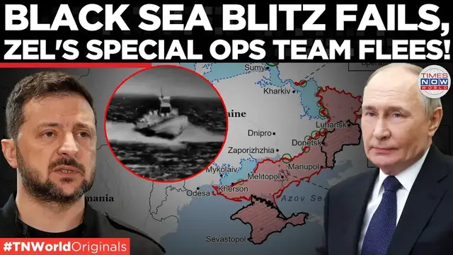 'Video thumbnail for Ukraine’s ‘Gamble’ Fails, Russia Unleashes Blow to Kyiv's Elite ops in Black Sea Ambush| TN World'