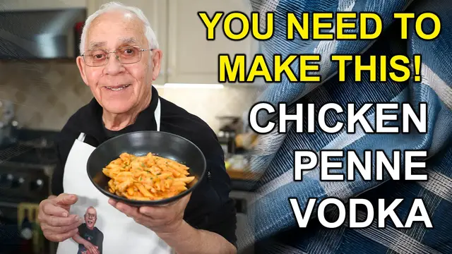 'Video thumbnail for Creamy Penne Alla Vodka with Chicken – Better Than Your Favorite Restaurant!'