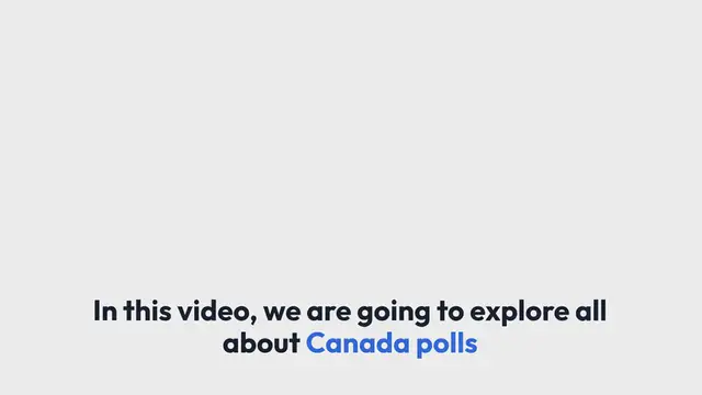 'Video thumbnail for Canada polls'