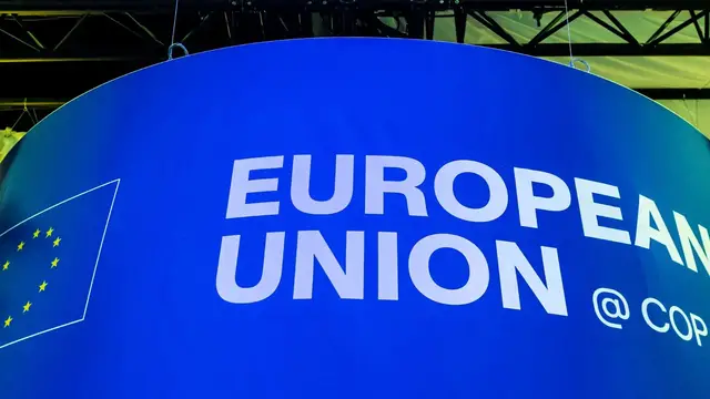 'Video thumbnail for EU suspends retaliatory tariffs on US, but market volatility persists'