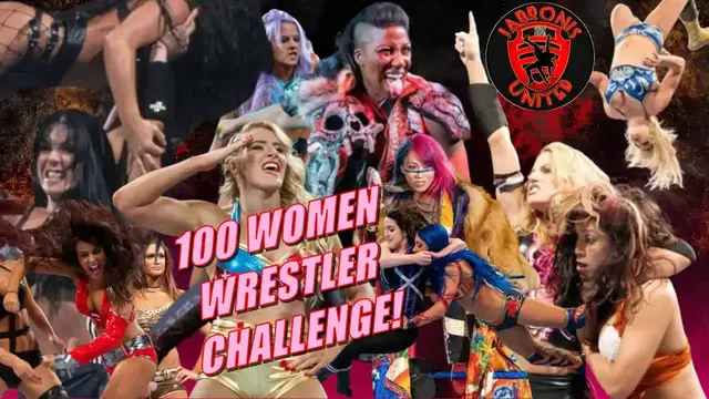 'Video thumbnail for Name 100 Women Challenge: WRESTLER Edition! - JABRONIS UNITED'