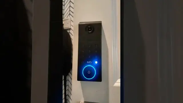 'Video thumbnail for Unlock a door with the FORCE - Eufy FamiLock S3 Max'