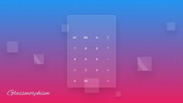 'Video thumbnail for How To Make Calculator using HTML CSS & JavaScript _ Glass morphism Calculator'