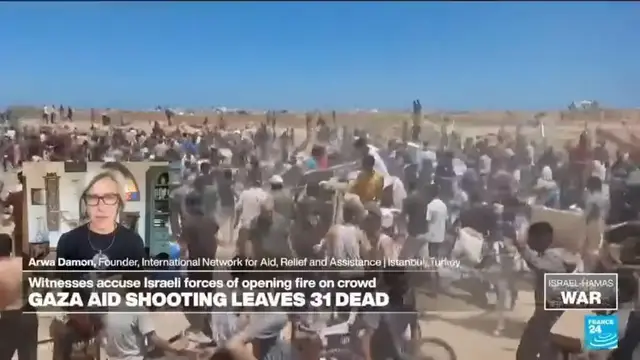 'Video thumbnail for Gaza Humanitarian Foundation 'does not work': Utter lack of 'humane, dignified distribution of aid''