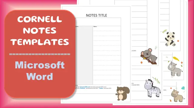 'Video thumbnail for Cornell Notes Template in Word Free Download | Aesthetic Notes'