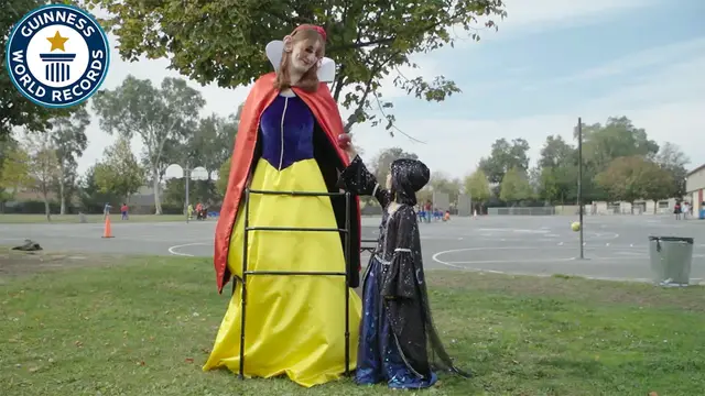 'Video thumbnail for Celebrating Halloween, The Tallest Snow White'