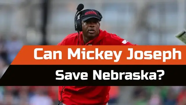 'Video thumbnail for Can Mickey Joseph save Nebraska's season?'