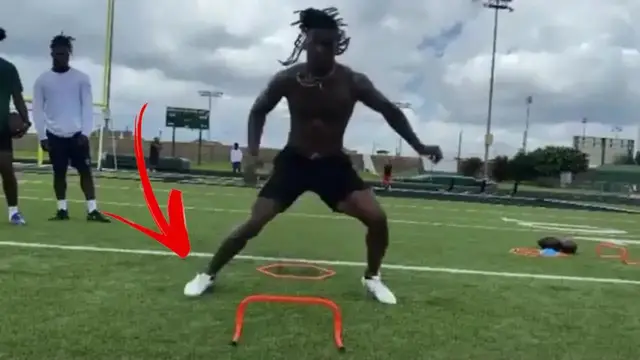 'Video thumbnail for law nation sports: ceedee lamb's dynamic switch drill & release points'