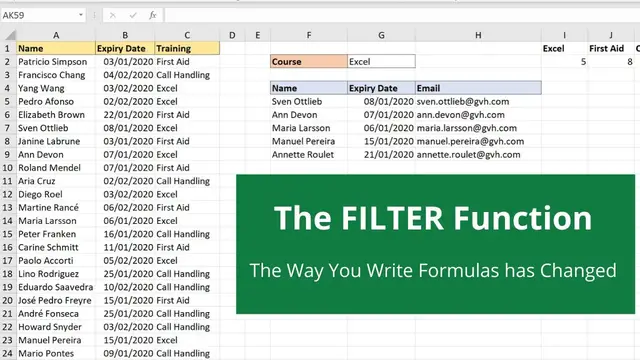 'Video thumbnail for Excel FILTER Function - Is this the Best Excel Function?'