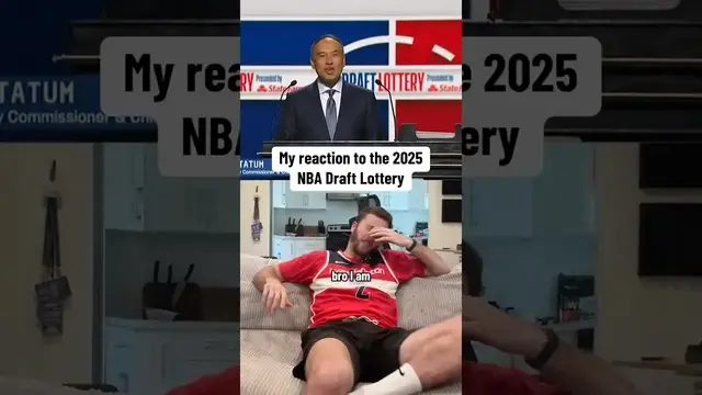 'Video thumbnail for (286) wizards fan emotional nba draft lottery reaction'