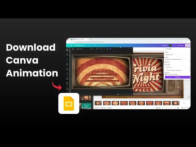 'Video thumbnail for How to Download Canva Presentation with Animation'
