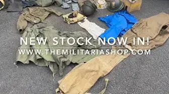 'Video thumbnail for New stock now in at The Militaria Shop!'