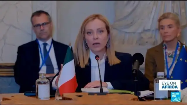 'Video thumbnail for Italy's Meloni touts €1.2 bn plan to boost Africa economies: mirage or reality?'