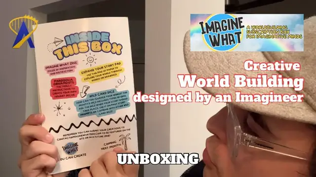 'Video thumbnail for "Imagine What" Unboxing - Monthly World Building Subscription From A Disney Imagineer'