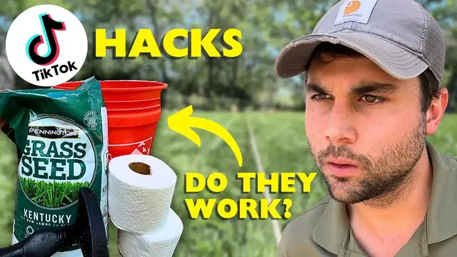 'Video thumbnail for Testing Viral TikTok Lawn Hacks'