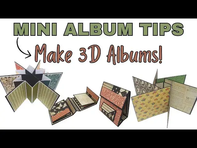 'Video thumbnail for Mini Album Tips Make 3D Albums'