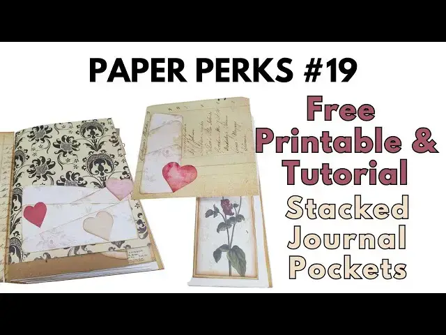 'Video thumbnail for Paper Perks #19 - Stacked Journal Pockets'