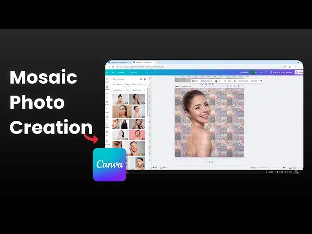 'Video thumbnail for How to Make a Mosaic Photo in Canva'