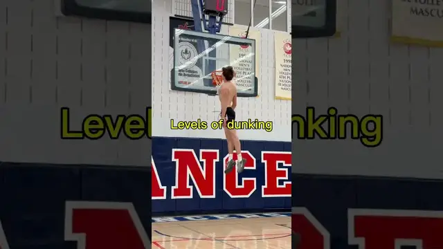 'Video thumbnail for (357) dunking levels: beginner to advanced basketball'