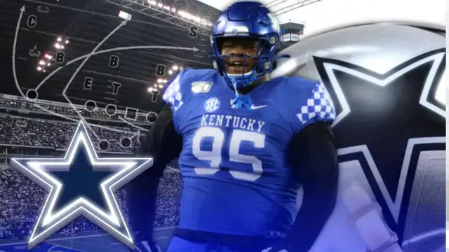 'Video thumbnail for law nation sports: quinton 'big bo' bohanna: dallas cowboys nose tackle film session'