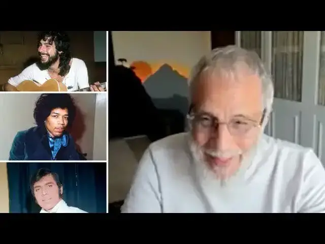 'Video thumbnail for Cat Stevens interview: Folk legend recalls touring with Jimi Hendrix and how 'Father & Son' began'