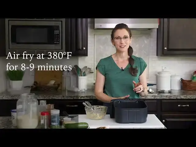 'Video thumbnail for BEST Crispy Parmesan Zucchini Fritters w  Creamy Cottage Cheese Dill Dip   Air Fryer   Frying Pan720'