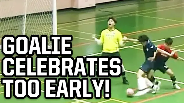 'Video thumbnail for Premature celebration has the goalie looking ridiculous | Things You Missed'