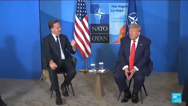 'Video thumbnail for Flatterer-in-chief: NATO's Rutte handling of Donald Trump raises eyebrows'