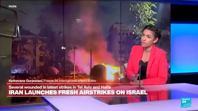 'Video thumbnail for Iran launches fresh airstrikes on Israel, who warns that Tehran residents will 'pay the price''