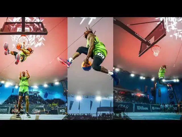 'Video thumbnail for EVERY DUNK I DID IN 2022!! 5’6” PRO DUNKER!!'
