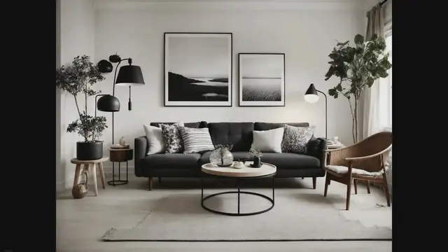'Video thumbnail for Scandinavian Living Room: Minimalist Style and Comfort'