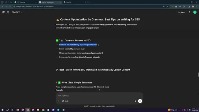 'Video thumbnail for Content Optimization by Grammatically SEO'