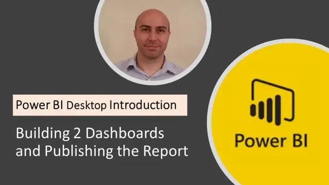 'Video thumbnail for Power BI Desktop Introduction #5 - Build Dashboards and Interactive Visualisations'